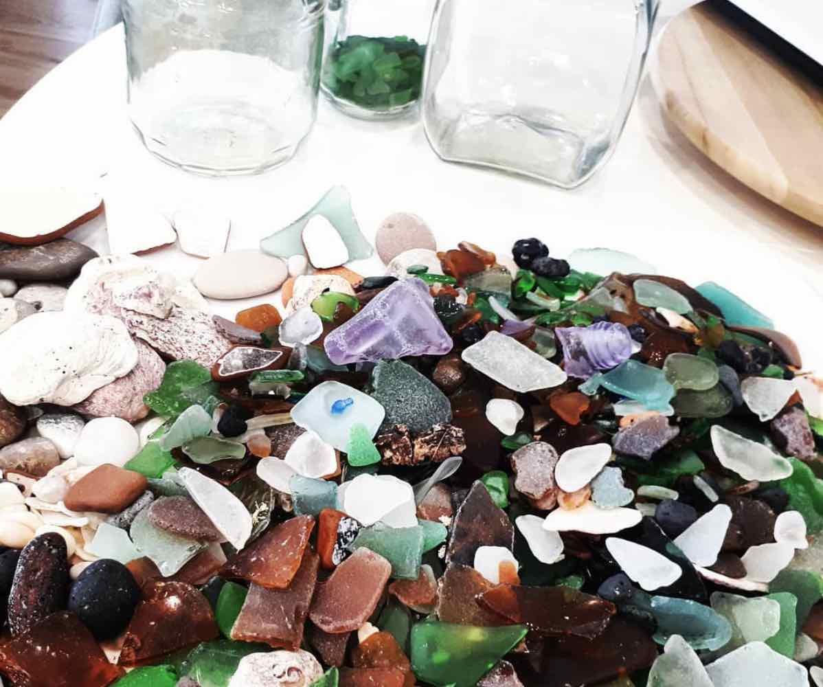 Upcycled seaglass jewellery for mermaids