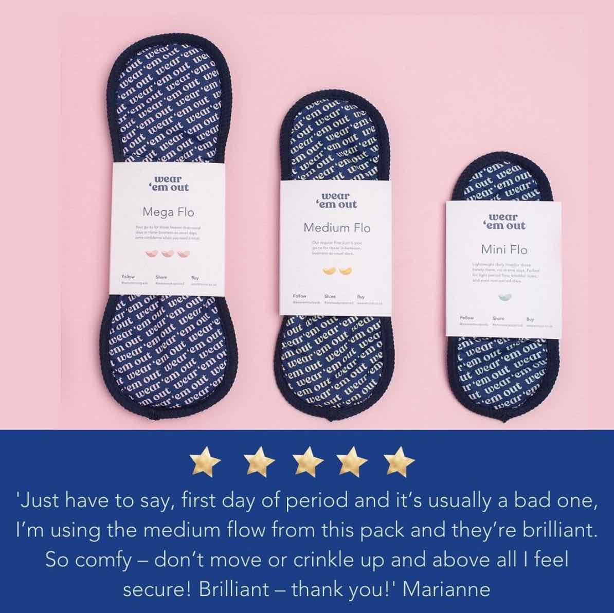 The must-have reusable period pads to Wear’em out