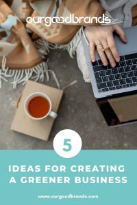 ideas creating greener business brand