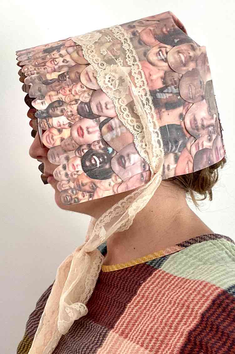Fashion artactivist repurposes magazines to speak up for garment workers