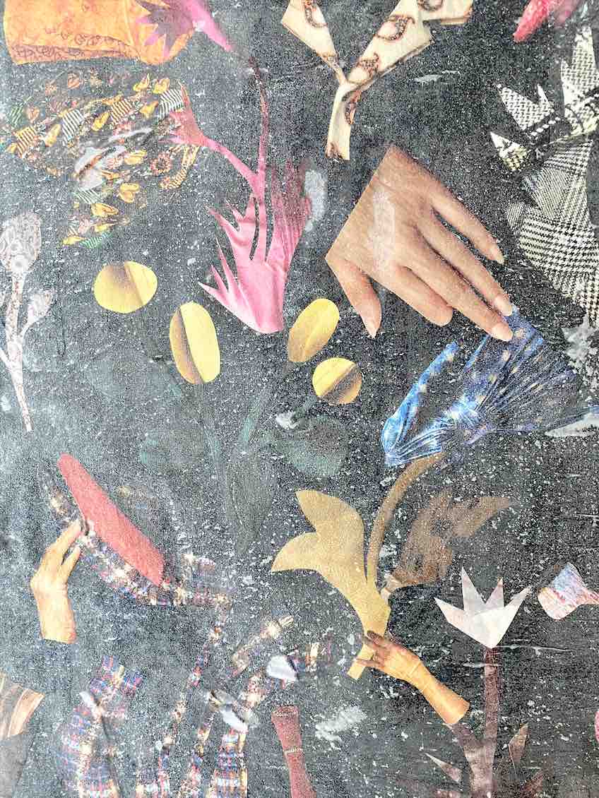 Fashion artactivist repurposes magazines to speak up for garment workers