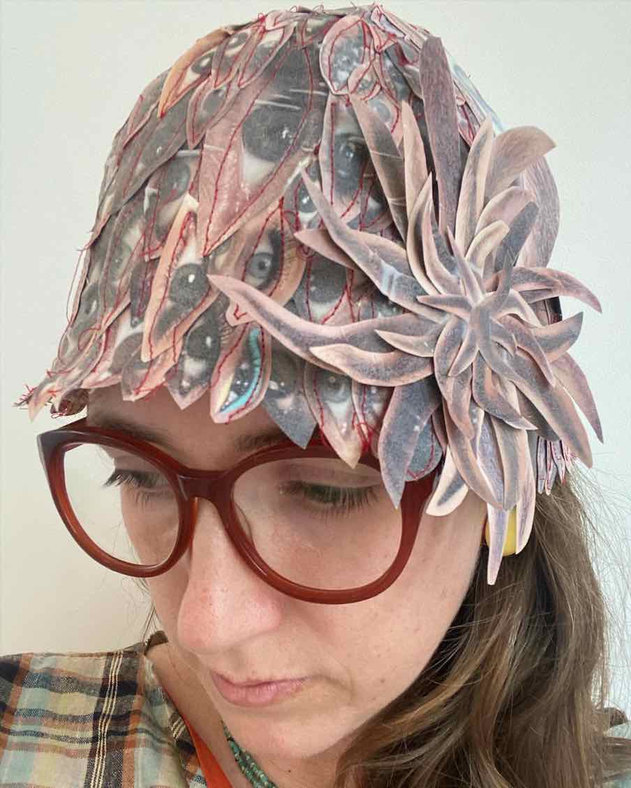 Fashion artactivist repurposes magazines to speak up for garment workers