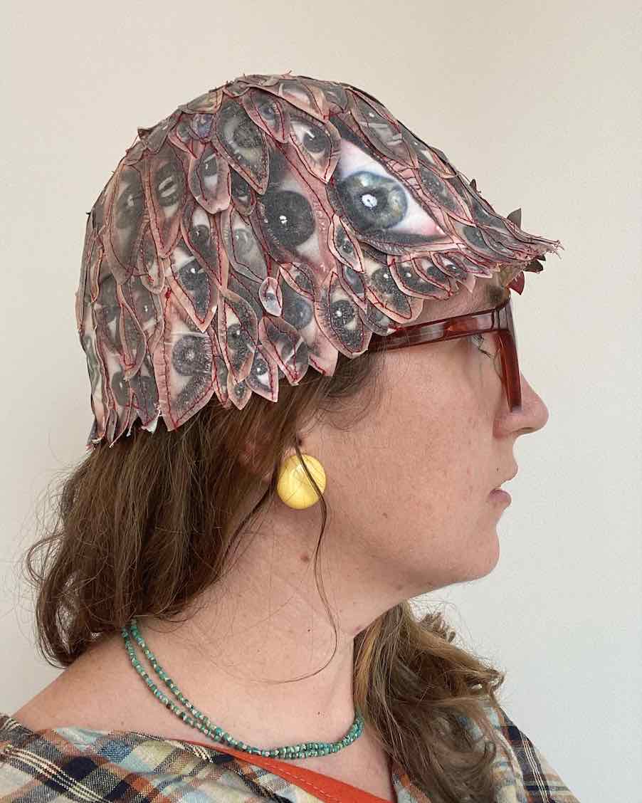 Fashion artactivist repurposes magazines to speak up for garment workers