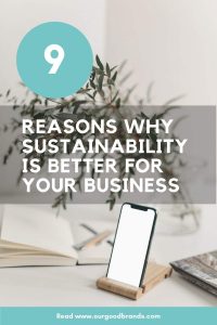 9 Reasons why sustainability is better for your business