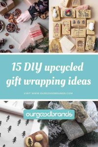 13 DIY low cost ideas using upcycled gift wrapping materials