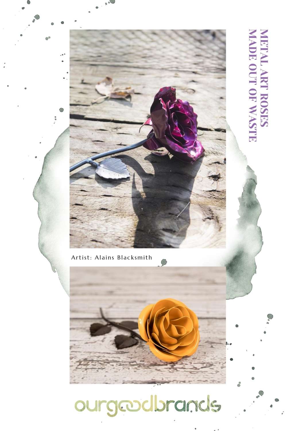 The most beautiful handmade metal art roses to gift this Valentine's
