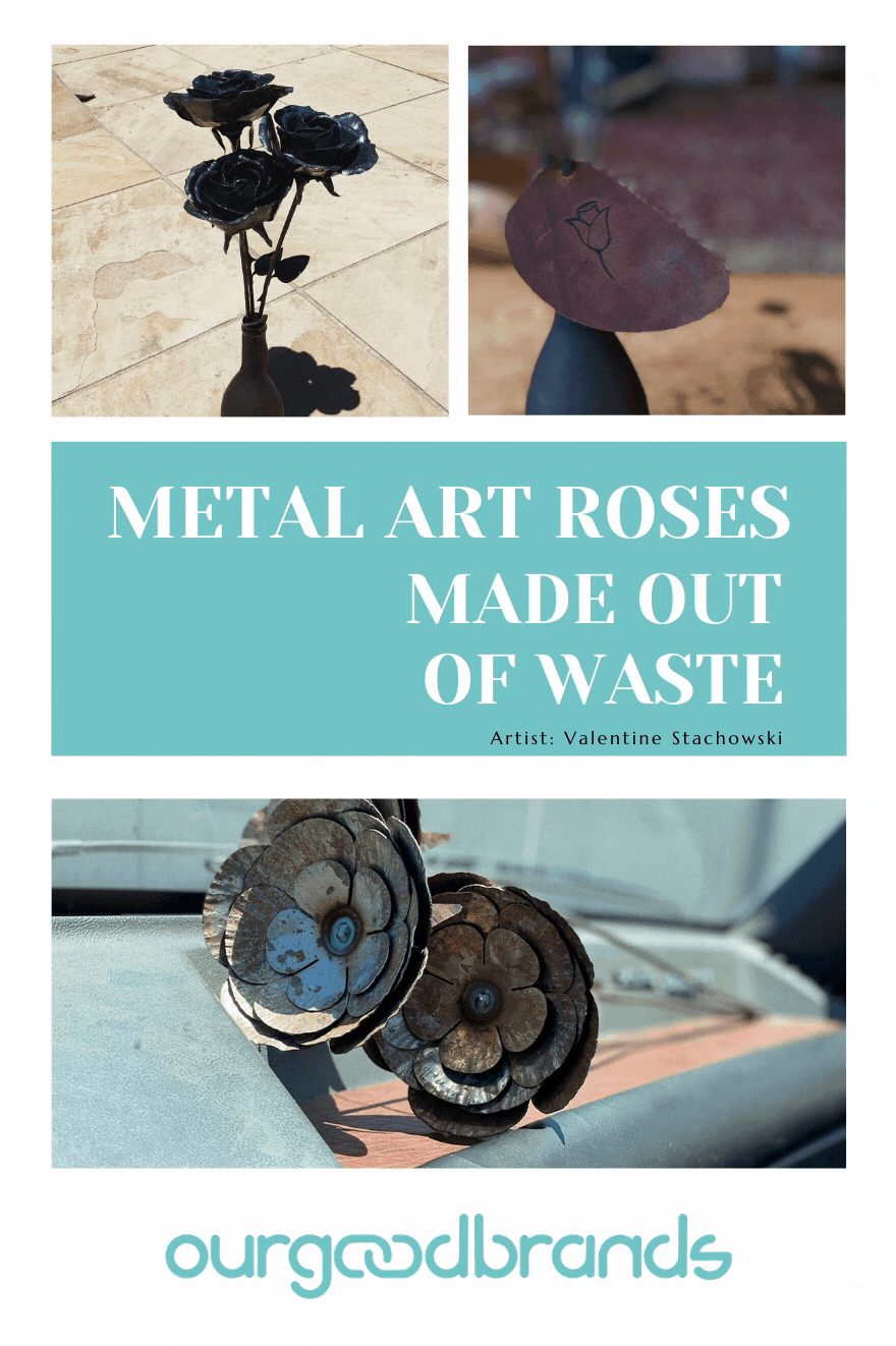 The most beautiful handmade metal art roses to gift this Valentine's