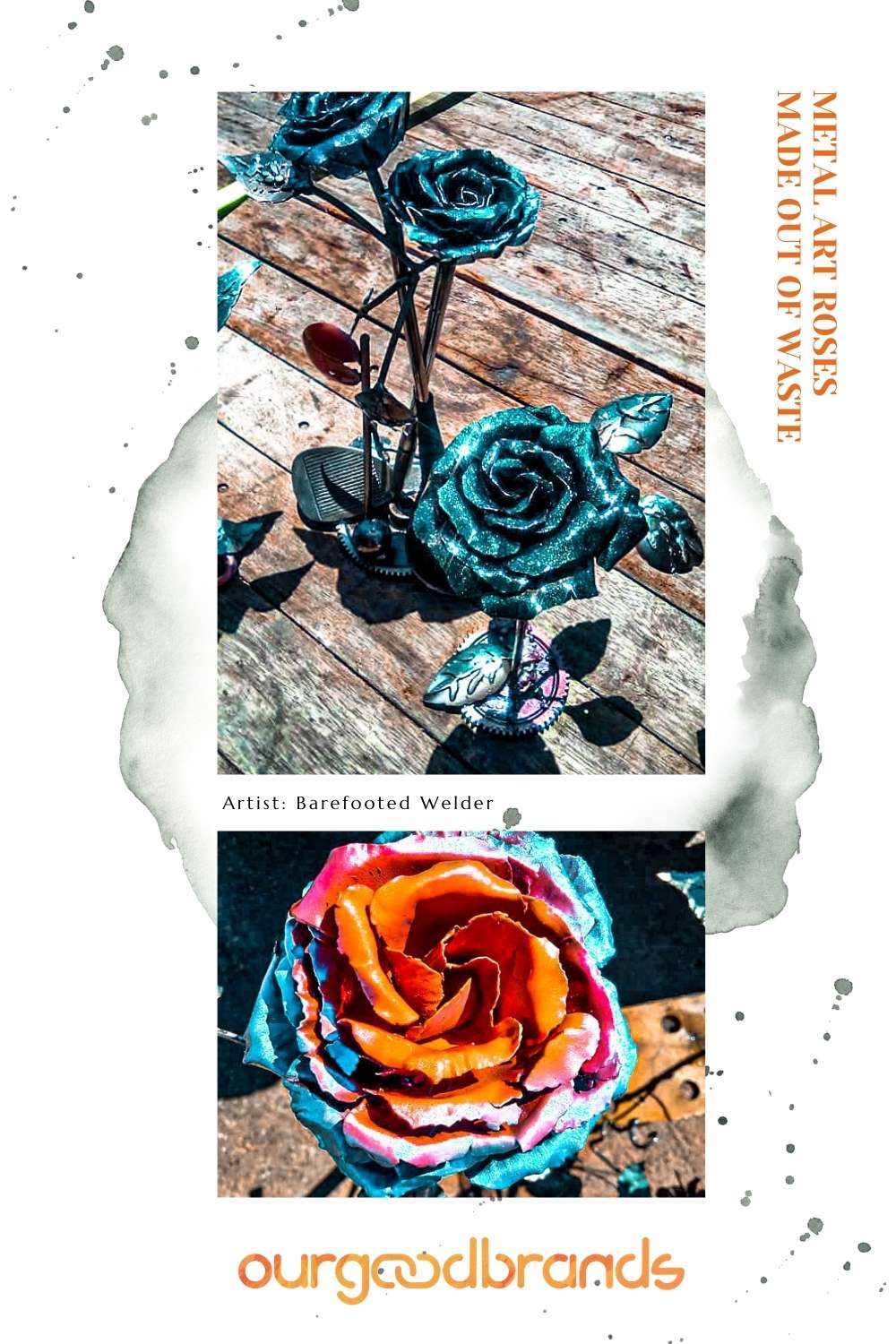 The most beautiful handmade metal art roses to gift this Valentine's