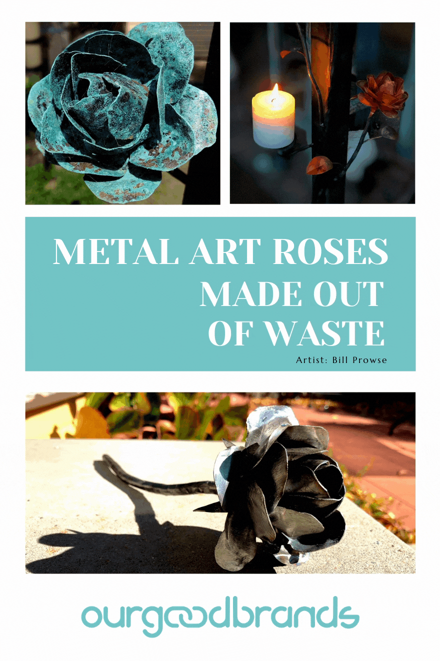 The most beautiful handmade metal art roses to gift this Valentine's