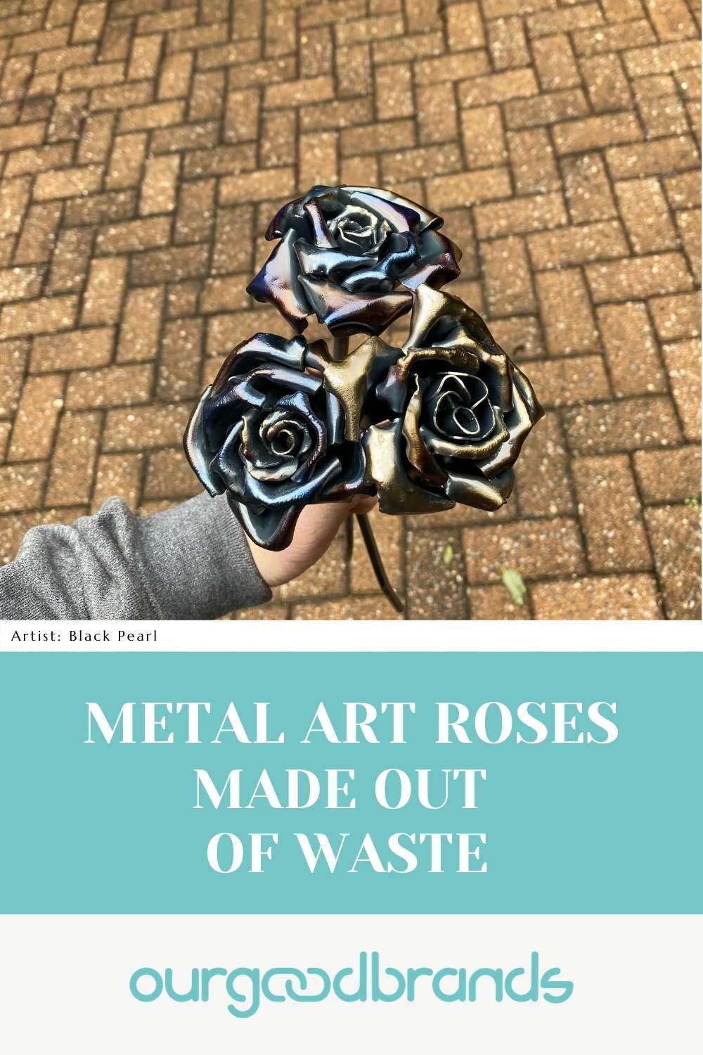 The most beautiful handmade metal art roses to gift this Valentine's