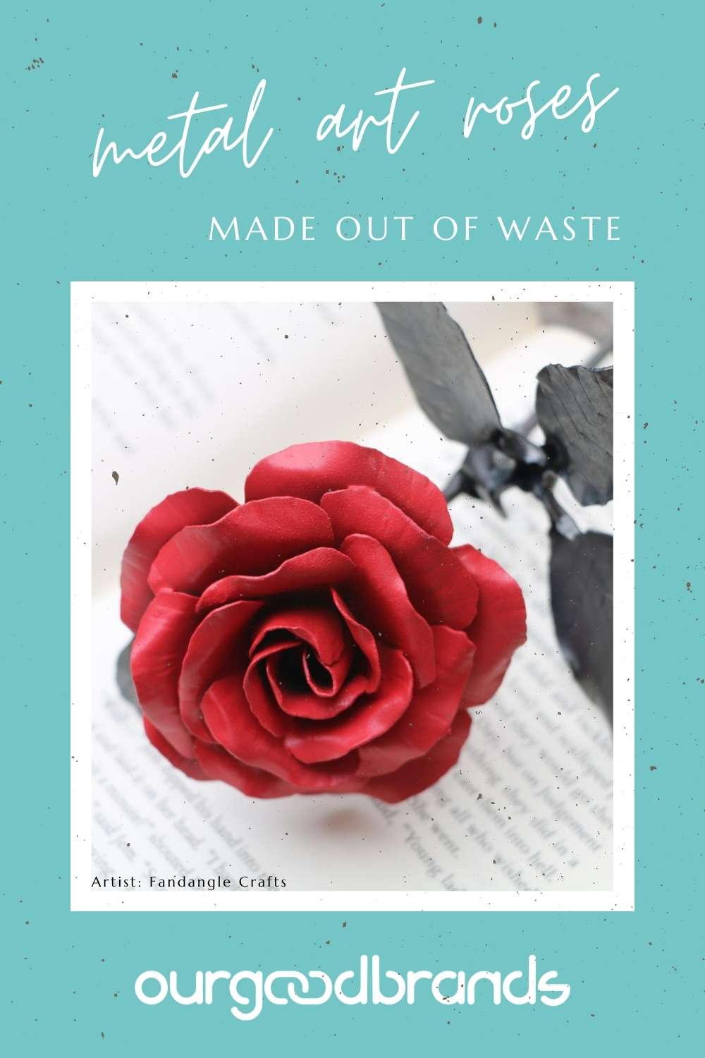 The most beautiful handmade metal art roses to gift this Valentine's