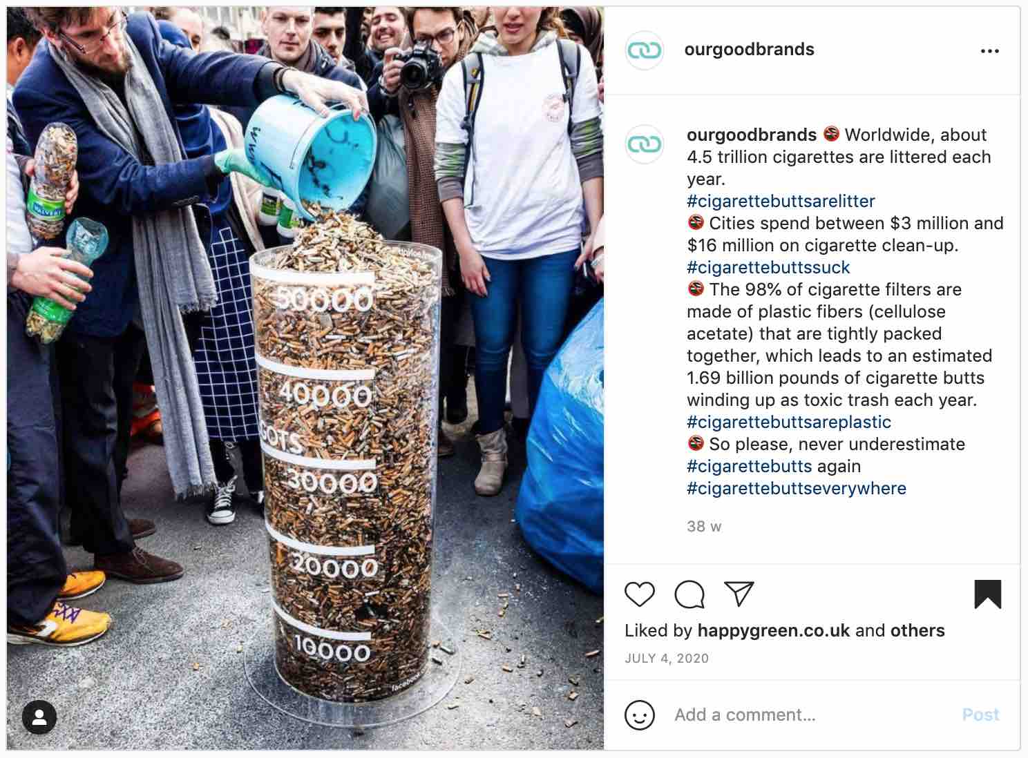 Cigarette butt pollution: an environmental and health crisis
