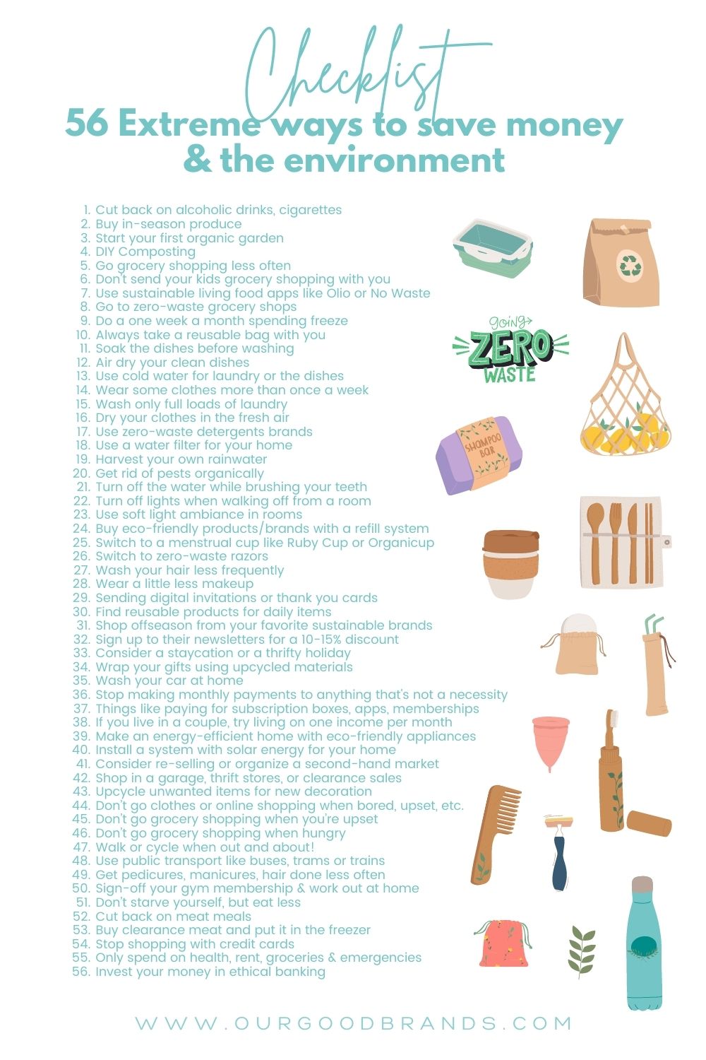 56 Extreme ways to save money & the environment