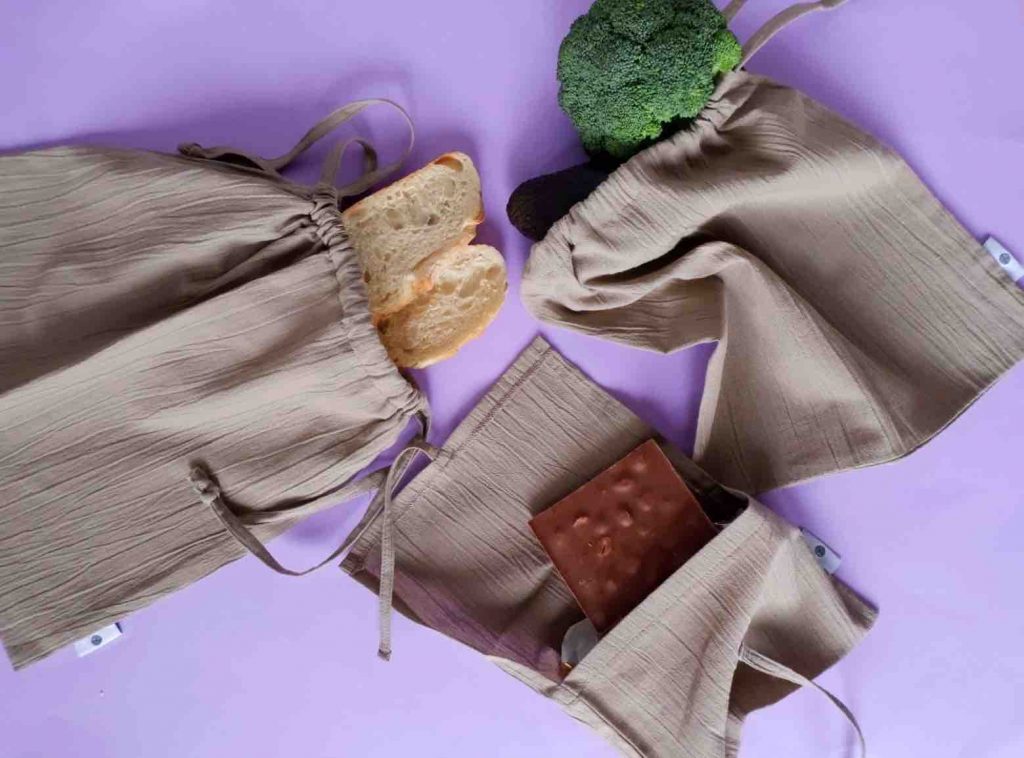 Circle for purpose with home & kitchen items made from textile offcuts