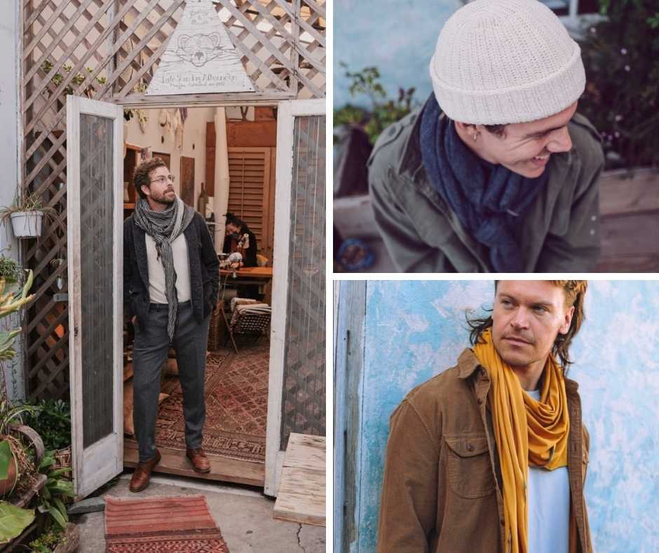Artisan-crafted scarves, bandanas, shawls for a Late Sunday Afternoon